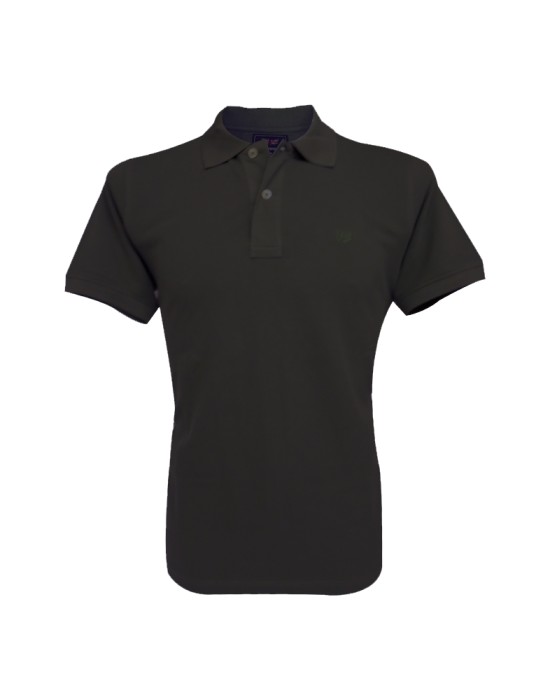 10790197-02 GREENWOOD Ανδρικη Μπλουζα Polo Big Size Μαύρο 