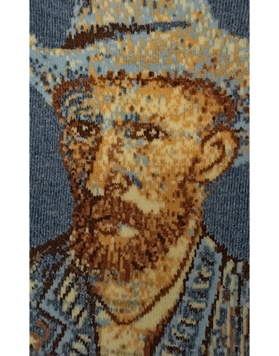 EKMEN Ανδρικές Κάλτσες Σχέδιο Van Gogh 1001-21 Ραφ