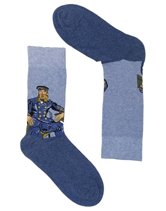 EKMEN Ανδρικές Κάλτσες Σχέδιο Van Gogh - Josheph Roulin 1001-22 Ραφ