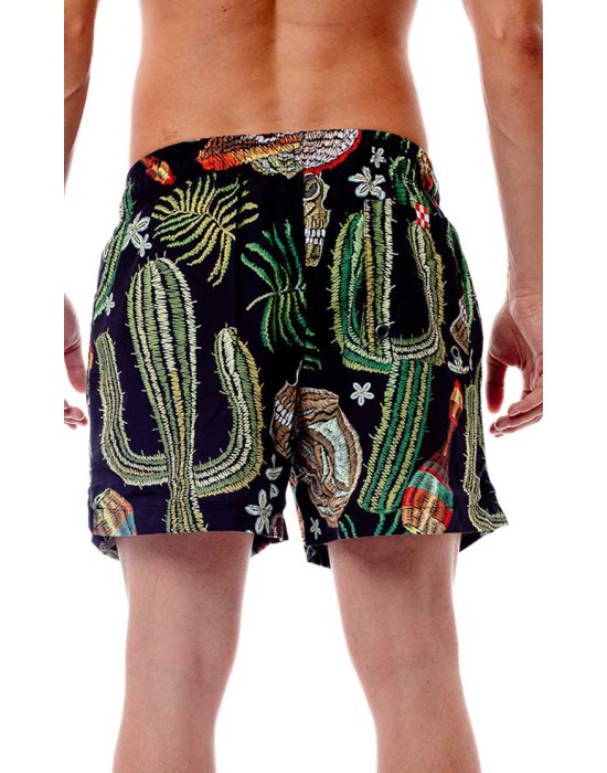 BEE UNUSUALL ανδρικό μαγιό shorts polyester MEXICAN multicolor