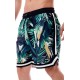 BEE UNUSUALL ανδρικό μαγιό boardshorts polyester JUNGLE multicolor πράσινο