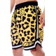 BEE UNUSUALL ανδρικό μαγιό Boardshorts polyester HOUBA μαύρο-κίτρινο 