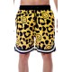 BEE UNUSUALL ανδρικό μαγιό Boardshorts polyester HOUBA μαύρο-κίτρινο 