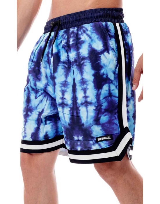 BEE UNUSUALL ανδρικό μαγιό Boardshorts polyester BLUE μπλέ-γαλάζιο