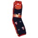 Χριστουγεννιάτικο σετ 3 ανδρικές κάλτσες BFL N202-2Κόκκινο