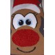 HAPPY NEW YEAR Unisex Χριστουγεννιάτικες κάλτσες Rudolph Ανθρακι