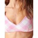 22366147-10 BLU4U Γυναικείο Bikini Top "BARBIE CHECKS" Ροζ