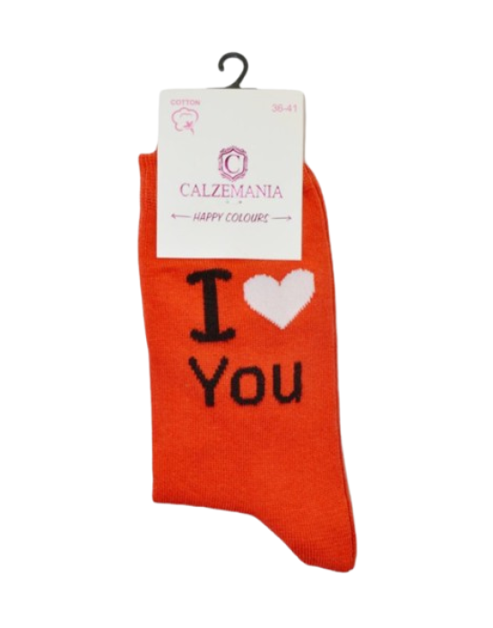 Calzemania Γυναικείες Κάλτσες Valentines Day Κόκκινο 29-3